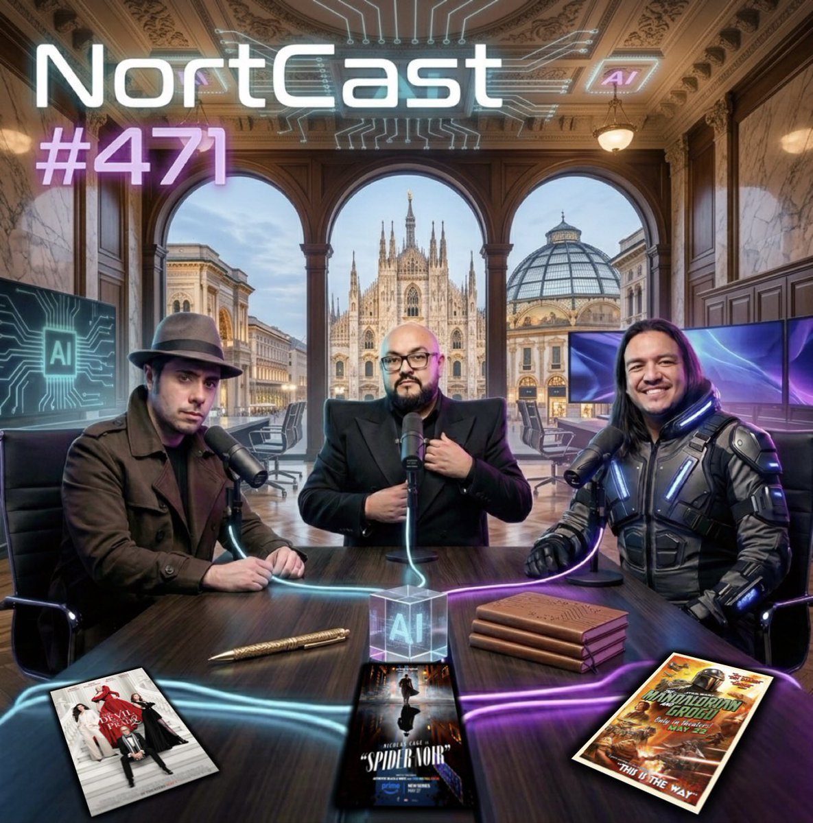 NortCast's tweet photo. 🚨 Nuevo NortCast #471 🚨

🎧 Podcast: https://t.co/zQlf8ys4TQ
📺 YouTube: https://t.co/M4wWyAzJBG
📲 Spotify: https://t.co/AlPQN5iMGD

#NortCast #Podcast #SpiderNoir #Backrooms #DevilWearsPrada2 #ElPapa IA #ArtificialIntelligence #CulturaPop #Geek #Nerd #Series #Cine #YouTube https://t.co/Fdzyue6C7W