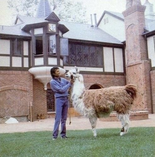 MarchaHist's tweet photo. Michael Jackson e seu grande amigo Lorenzo Lhama (1965) https://t.co/CYnUbCRISR