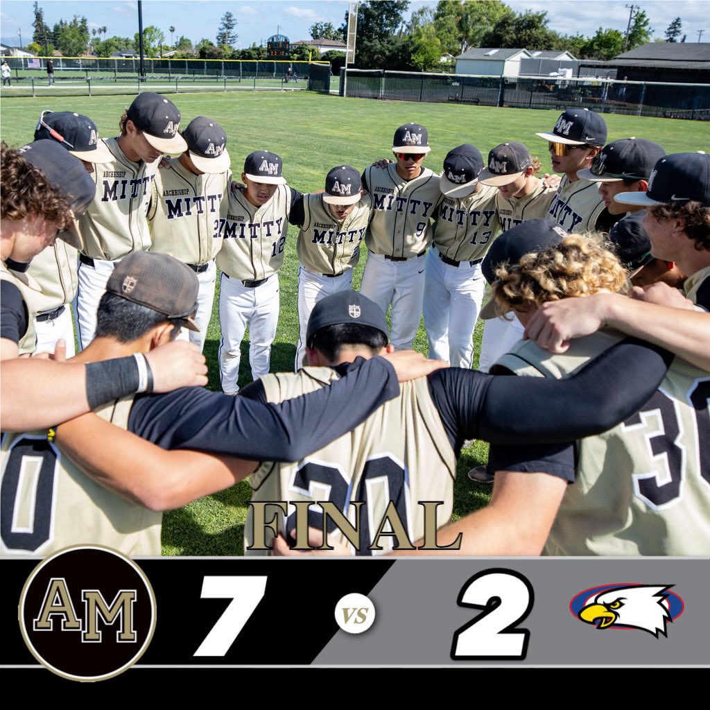 AMHSAthletics's tweet photo. Monarchs win! Baseball defeats Clayton Valley Charter 7-2 to advance to the semifinals of NorCals! https://t.co/XmY1UqR1vF