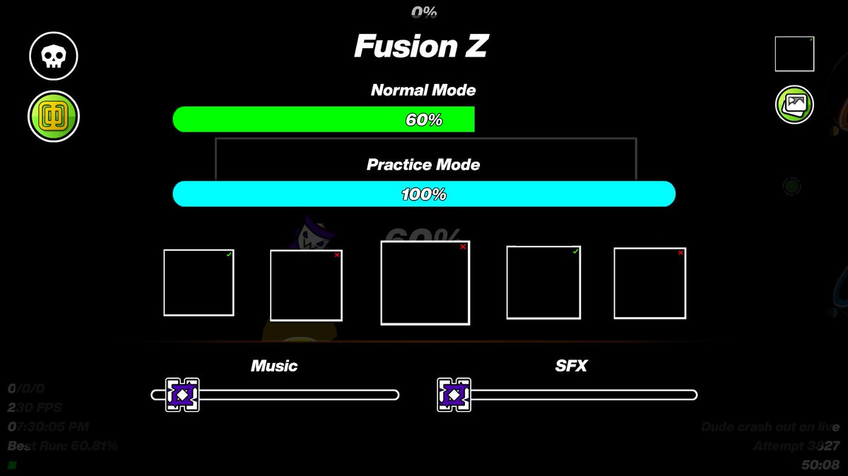 twdelta's tweet photo. Old Fusion Z 60% 3.8k atts pretty good for a 5th (?) hardest https://t.co/WZGjmMYSZr
