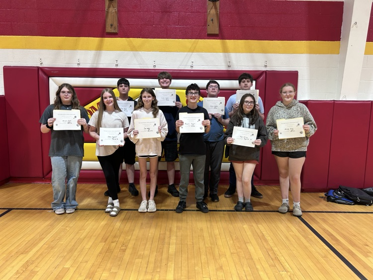 edison_middle's tweet photo. 7th grade end of year awards.  Great job, guys!🦅💯 https://t.co/XsG646c8Xc
