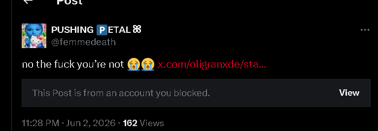 chuddy6000's tweet photo. @femmedeath #AlreadyBlocked https://t.co/QEMTNE7ndf