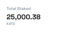 CastleofKaties's tweet photo. 25,000 $KATS is now staked, exactly 25% of the total supply

yield-farming engine continues to operate at full capacity https://t.co/sK2IbEXrtg