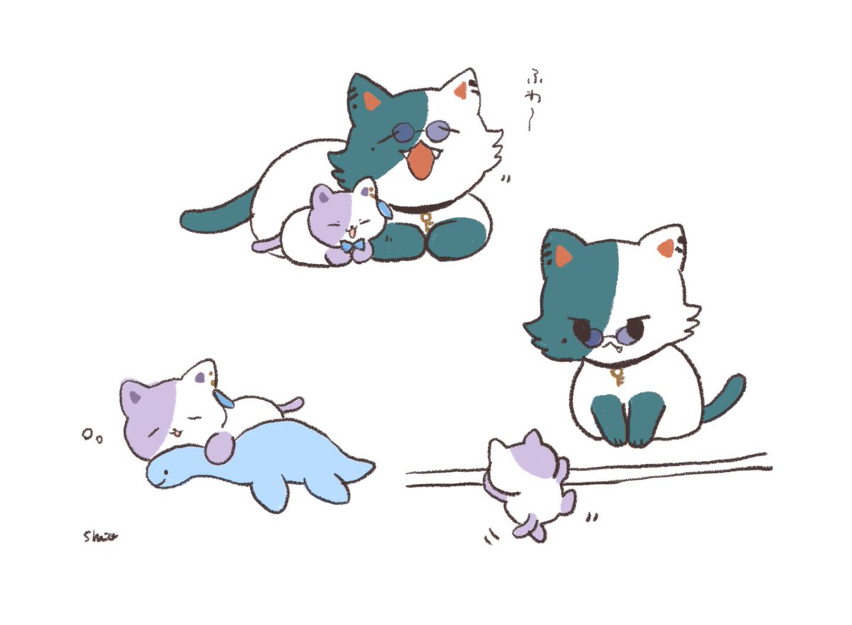 fortisshio's tweet photo. ⚠︎捏造+子猫化
※🫖子猫 https://t.co/2yebnGKU8M
