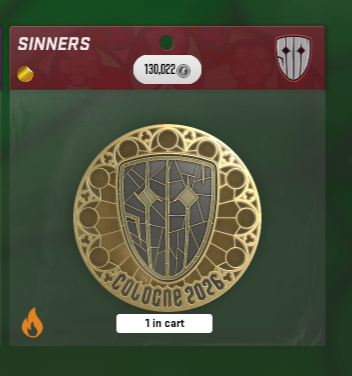 followdusT's tweet photo. Sinners Gold Team sticker is... 130K tokens??? WHAT???

What a dumb system. https://t.co/WFs0ISIdl4