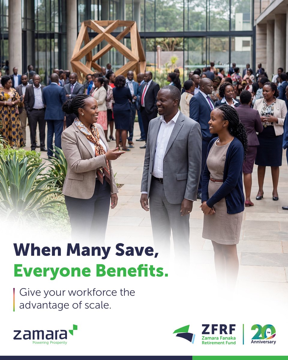 Zamara_Ke's tweet photo. Stronger   retirement outcomes start with shared strength.
Zamara   Fanaka Retirement Fund gives organizations the advantage of scale through a   multi-employer structure that unlocks stronger investment opportunities and   governance strength.
Build a   steadier future with ZFRF.

#ZFRF   #RetirementPlanning #EmployeeBenefits