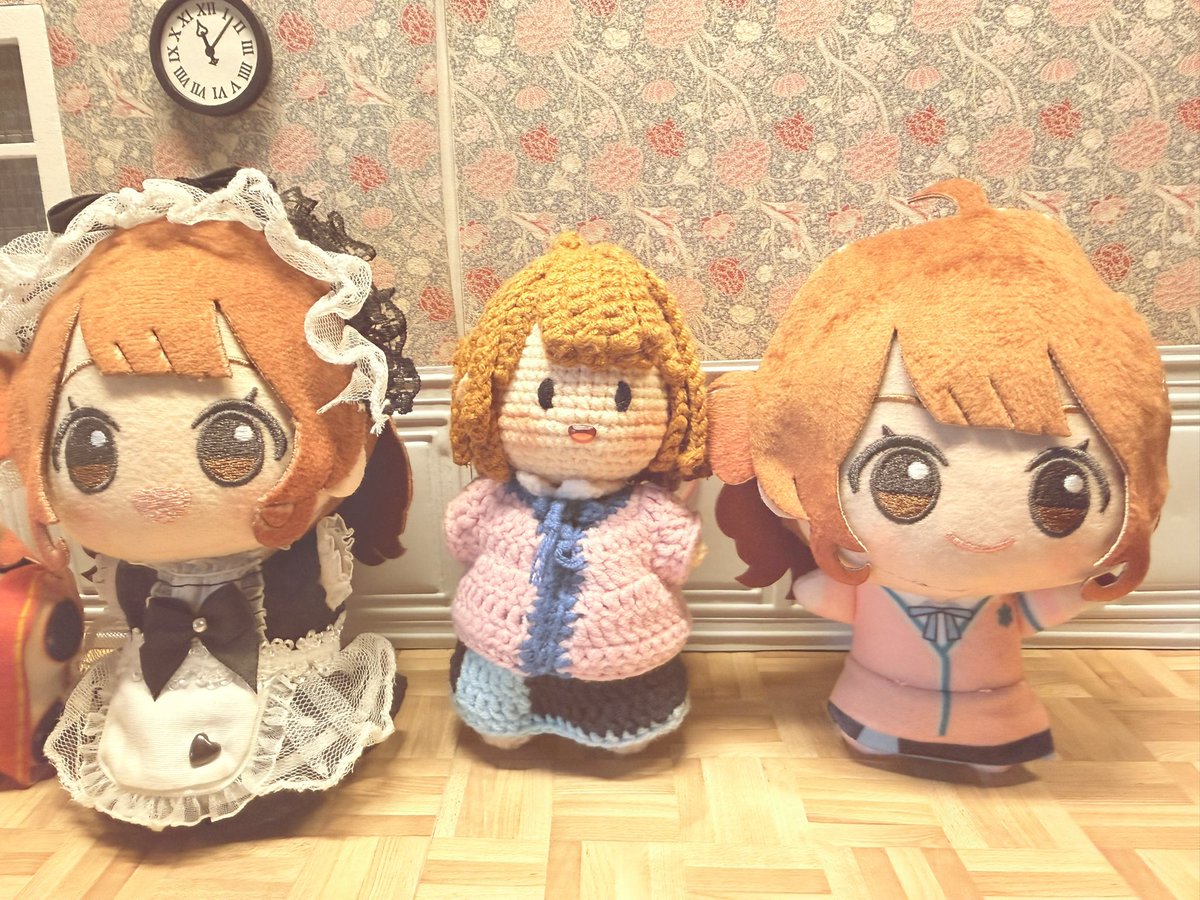 RollingUmechan's tweet photo. 編みうめちゃん作りました‼️‼️‼️今日からずっと一緒💖💖💖💖💖💖💖💖💖💖💖💖 https://t.co/UOXrjEvnT9