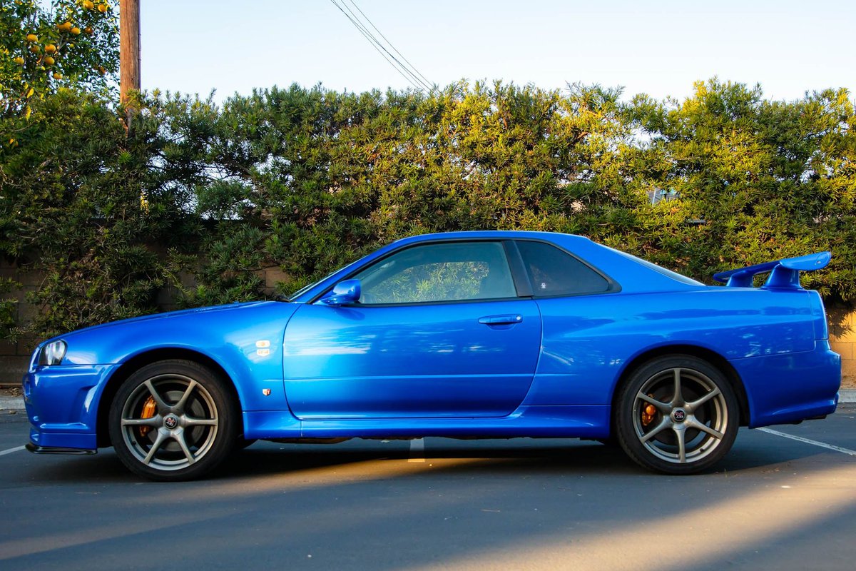 tyndago's tweet photo. 2000 Nissan Skyline GT-R

Bayside Blue

(RHD) Right Hand Drive

6-Speed Manual Transmission

17,437 KM (10,836 Miles) Total Actual Mileage

https://t.co/wUQg5Ngm44 https://t.co/Mm92rpnxEQ