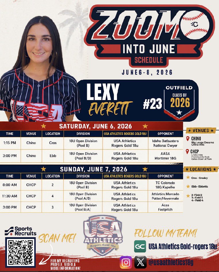lexyeverett2026's tweet photo. Zoom Into June this weekend with @usaathletics18g https://t.co/WxfCqKCZW9