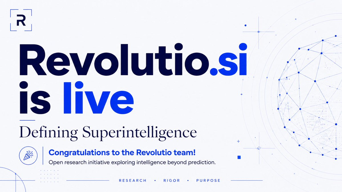 wefollowsi's tweet photo. https://t.co/PyatOLA0y2 is live 🔥🚀

China’s superintelligence research story just got a bold new signal on .si.

Congratulations to the Revolutio team on launching a serious, thoughtful initiative around defining superintelligence.

Research. Rigor. Purpose.

#superintelligence #sidomains #dotsi #domainer #artificialintelligence