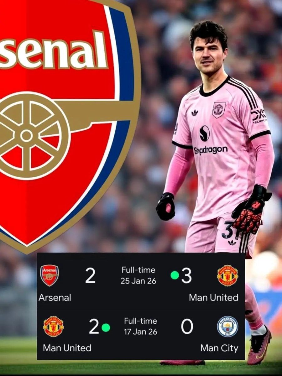 realchideraa's tweet photo. How did Manchester United manage to beat both Arsenal and Manchester City last season? 🤯

One week they looked capable of taking down the league’s biggest giants, the next week they left everyone scratching their heads.

Defeating Arsenal and City in the same campaign, yet still having an inconsistent season, is football’s greatest unsolved puzzle. 😂🔴

Who else still can't explain it? 👇🔥
