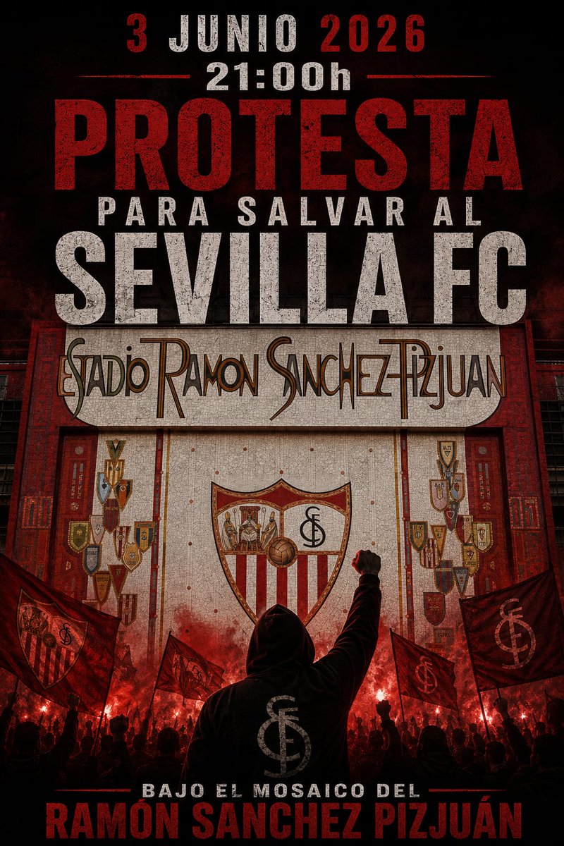 dominicsefece's tweet photo. A quien se les tachó delnidistas, a quien llevan tiempo advirtiendo, a quien les duele el sevilla más allá del qué dirán,  hoy estuvieron debajo del mosaico, mañana seremos más y así hasta que se note nuestra presencia, el sevilla somos su gente, 
EL SEVILLA SOMOS NOSOTROS https://t.co/wU5pd7SYfB
