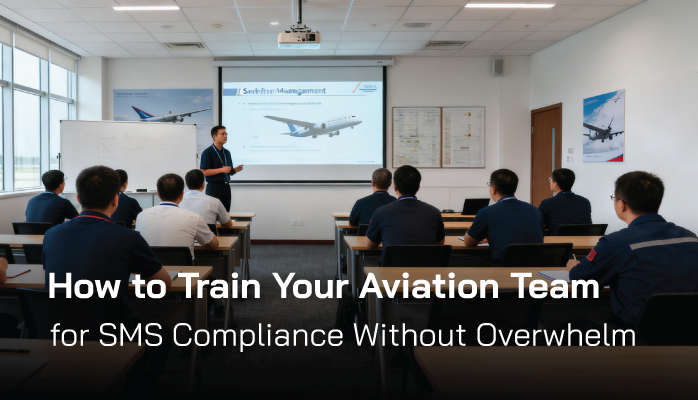 SMS_Pro's tweet photo. How to Train Your Aviation Team for #SMS Compliance Without Overwhelm https://t.co/6nXIyJCxlE https://t.co/TZnsQFdYgg