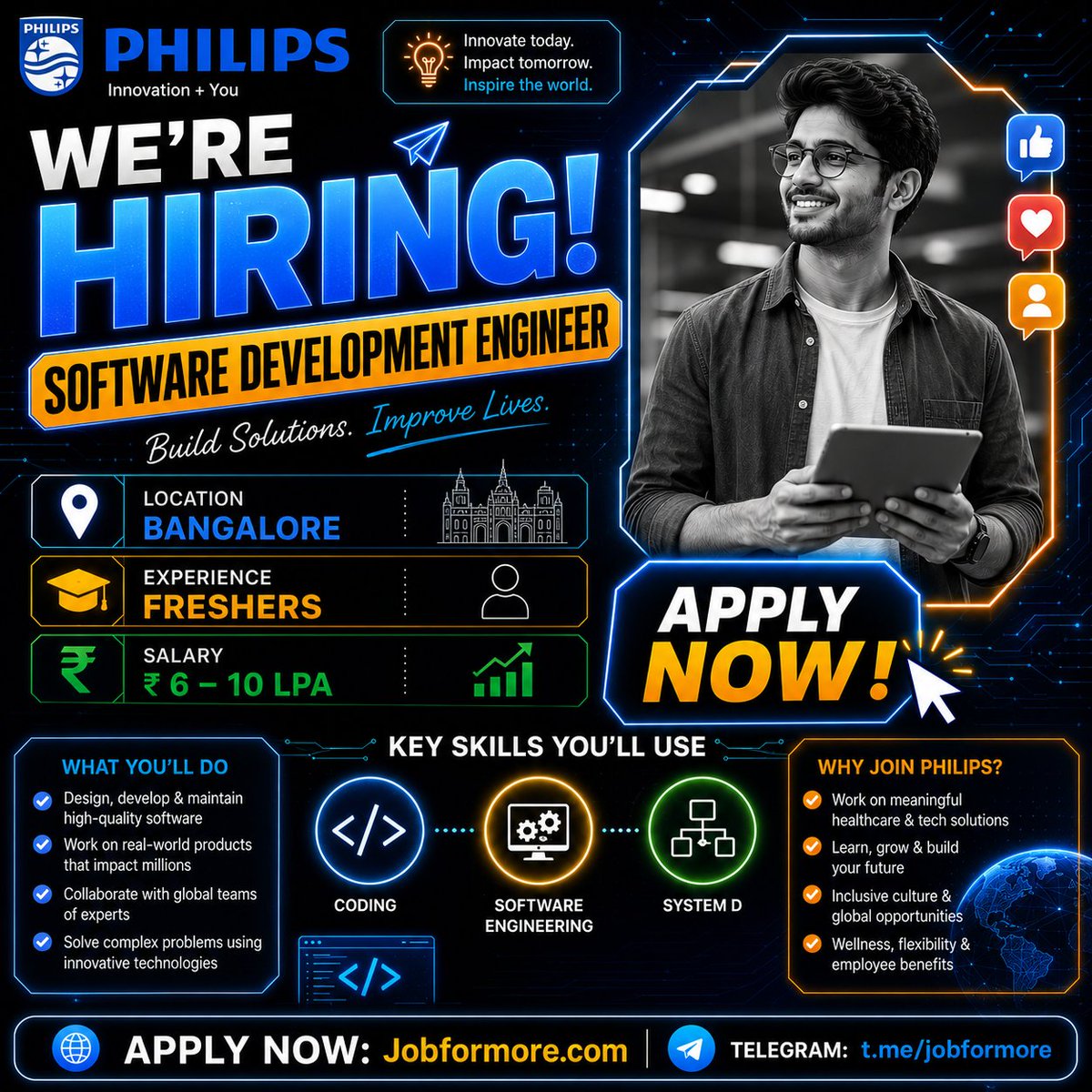 jobformore's tweet photo. 🚀 Software Engineer - Development @ Cisco
📍 Bangalore | 1-3 yrs
🎓 BE/BTech
🔧 Go, Python, C++, Linux, Git, Jenkins, Docker, Kubernetes
💰 INR 10–18 LPA

#Jobformore #Cisco #SoftwareEngineer #BackendDevelopment #Hiring

Apply: https://t.co/VkE9zhIS9W https://t.co/CrXyfpbzhX