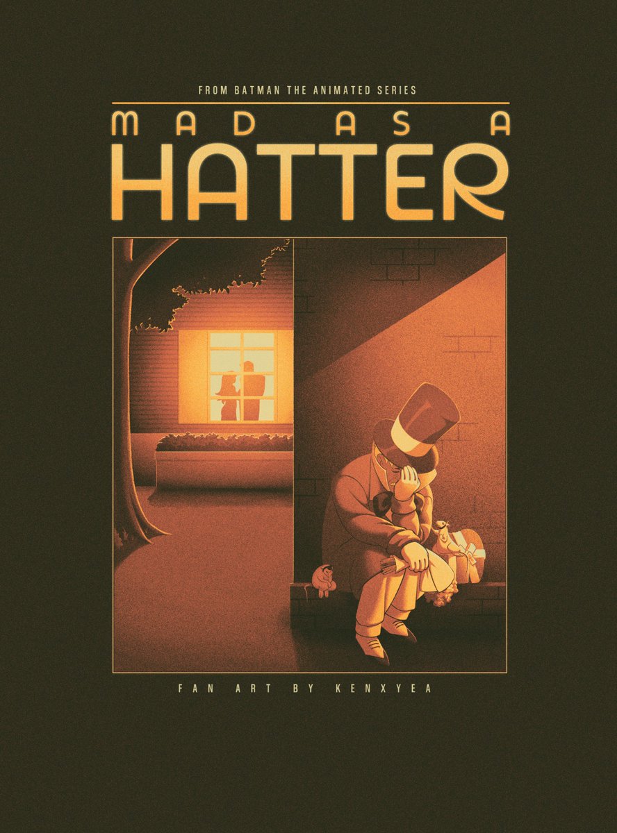 Kenxyea's tweet photo. BTAS episode Mad as a Hatter reimagined as a vintage Frank Sinatra album cover.
Inspired by My Way of Life. this is my third piece of batman animated series btw, i did Clayface and Mr.Freeze before🎩
#BTAS #BatmanTheAnimatedSeries #Batman  #DCComics  #DigitalArt #Illustration https://t.co/OsZhBGqTQS