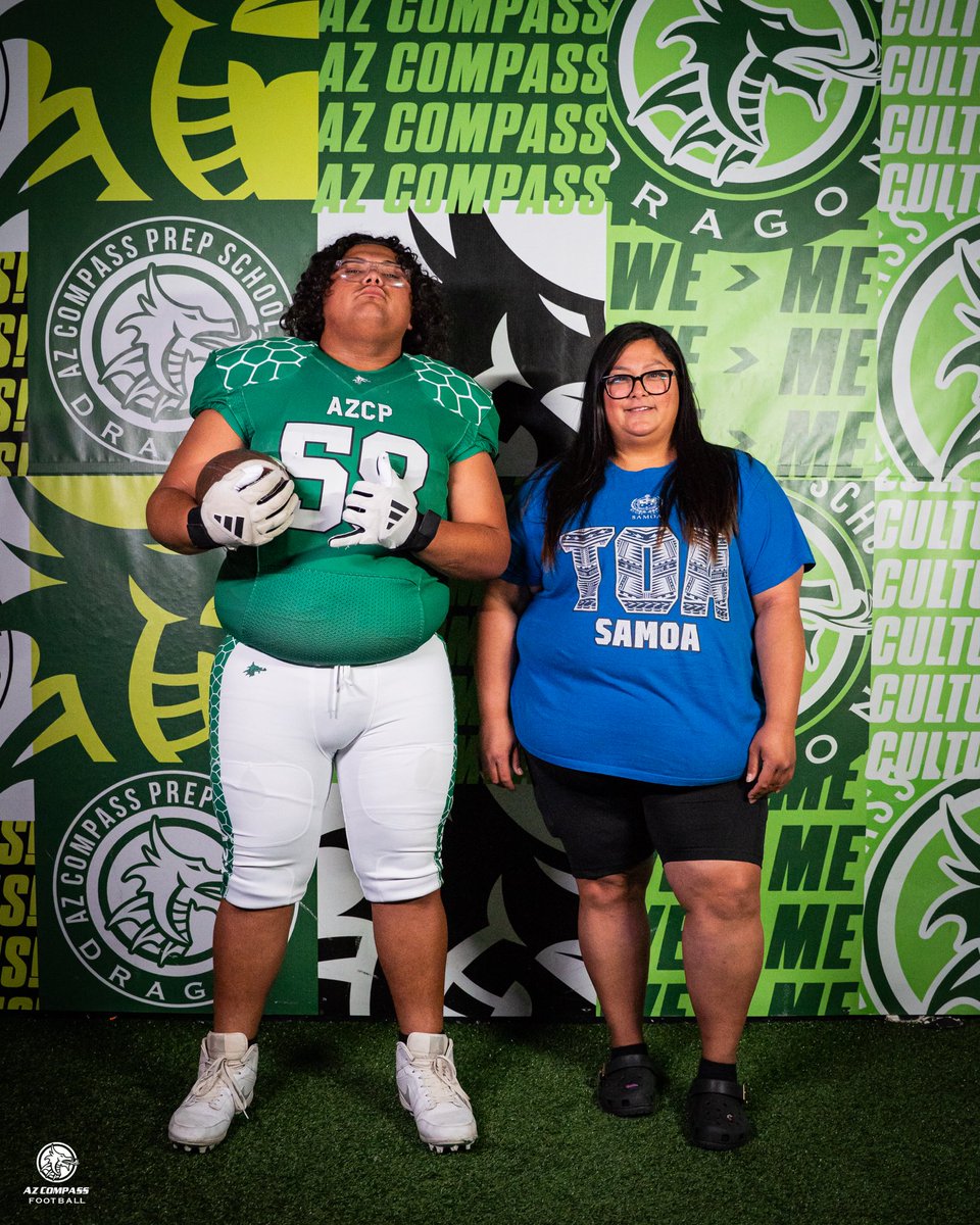 azcompassfb's tweet photo. Welcome Xavier Tanai to the Dragon Fam 🔥
OL | Class of 2029 

Big, physical, and built for the trenches. Xavier brings toughness, strength, and a nonstop motor to the offensive line!

Excited to have him protecting the squad and setting the tone up front 🐉 https://t.co/SCDBJmLywn