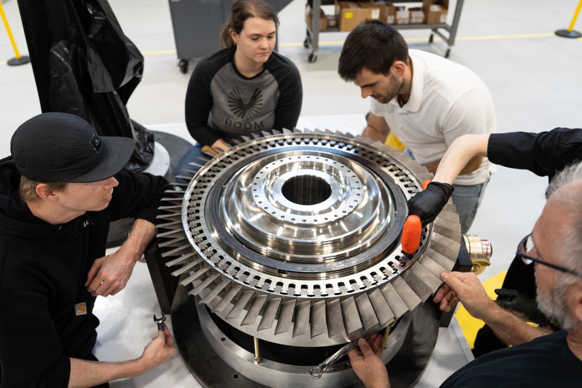 bscholl's tweet photo. Experts: there's no way Boom will be able to build a state-of-the-art supersonic jet engine all on its own without a major manufacturer

Boom team: Hold my jet fuel https://t.co/kpQHwrWVAw