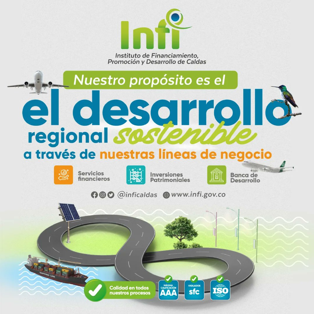 FronteraInforma's tweet photo. Infi: Instituto de Financiamiento, Promoción y Desarrollo de Caldas.

Nuestro propósito es el desarrollo regional sostenible a través de nuestras líneas de negocio.

#fronterainformativa #jaimeosorioperiodista #publicidad @inficaldas @FronteraInforma https://t.co/Zwa1CVVaqi