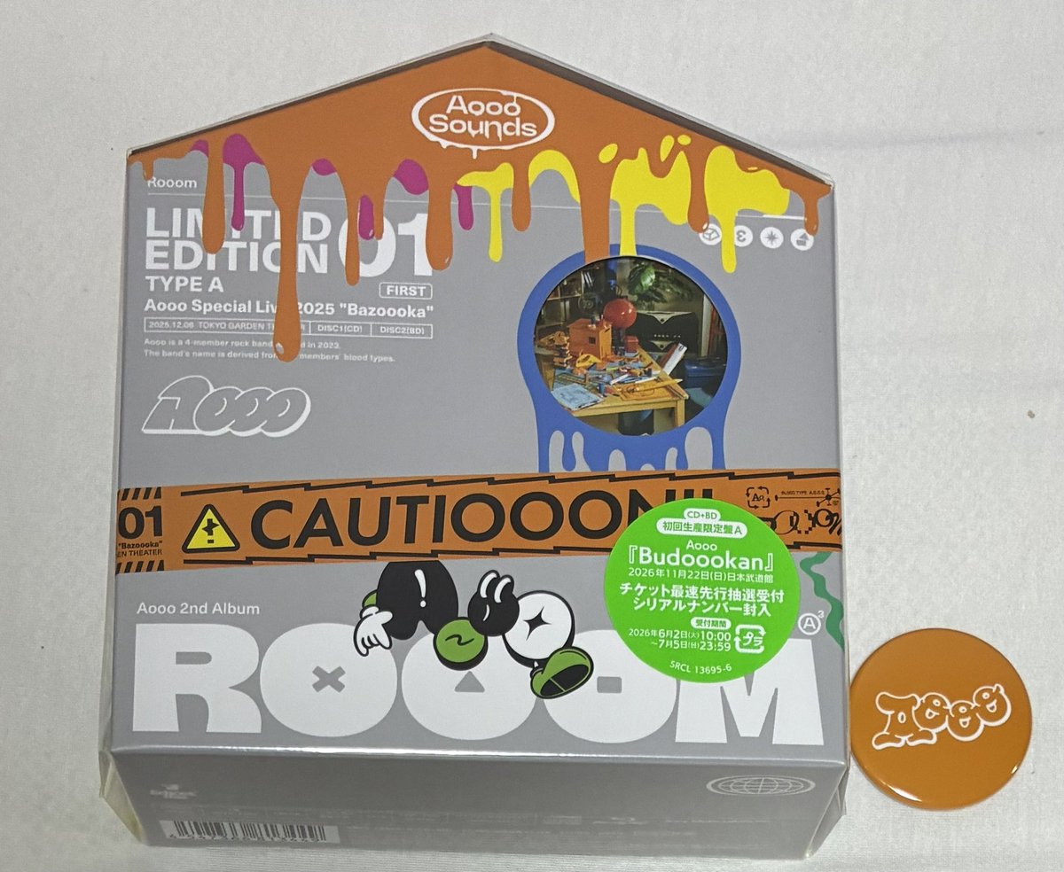 kitchenpapa1's tweet photo. ［NEXT LIVE］
Aooo 2nd ALBUM "ROOOM"
昨夜、タワレコ錦糸町でフラゲ❣️
#Aooo #石野理子 #やまもとひかる #すりぃ #ツミキ #ROOOM #日本武道館 https://t.co/xN1k9cakv2