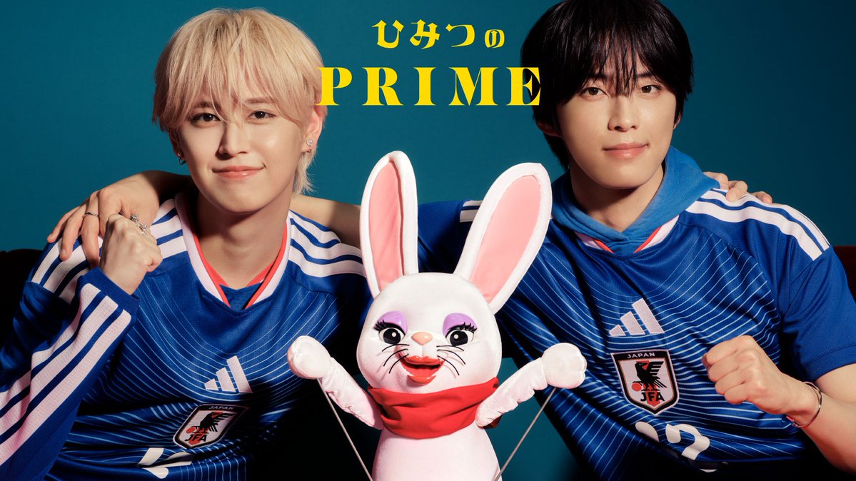 loveesan_0401's tweet photo. 第30弾のゲストは、サッカー日本代表オフィシャルアンバサダーの #JI_BLUE から⚽️
#JO1 の #河野純喜 さんと #白岩瑠姫 さんが登場💙

「挑戦し続ける秘訣」や「プロとして徹底していること」など、
お二人のアツい🔥一面に、ラヴィが迫っちゃうわ🐰💞
@official_jiblue 
@official_jo1