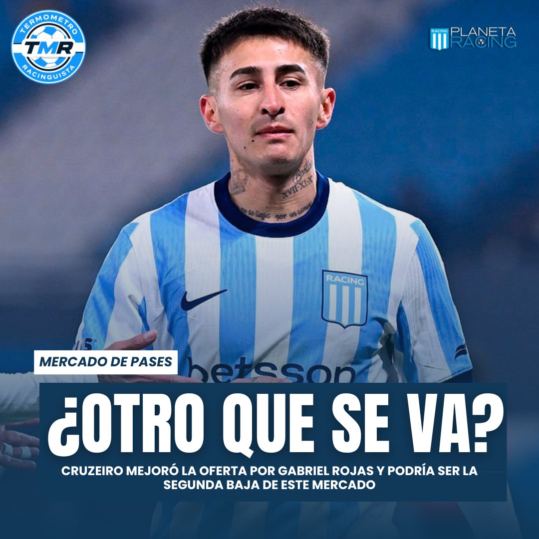PlanetaRacing's tweet photo. DE NUEVO A LA CARGA POR GABRIELYNHO 

👉🏻 Cruzeiro mejoró su oferta inicial y quiere llevarse a Gabriel Rojas.

💰 La Raposa acercó una nueva propuesta que ronda entre los 6 y 8 Millones de Dólares por el lateral izquierdo de Racing.

ℹ️ @IviCodevilla https://t.co/UUqHyL7MfD