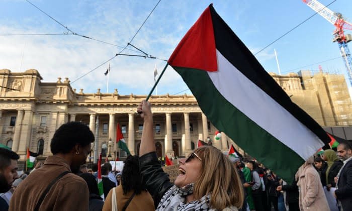 Simone_J__'s tweet photo. @HenMazzig The “Palestinian” flag has become a banner to rally calls for the extermination of Jews. It has become a latter-day swastika. https://t.co/BhDyqk8PCc
