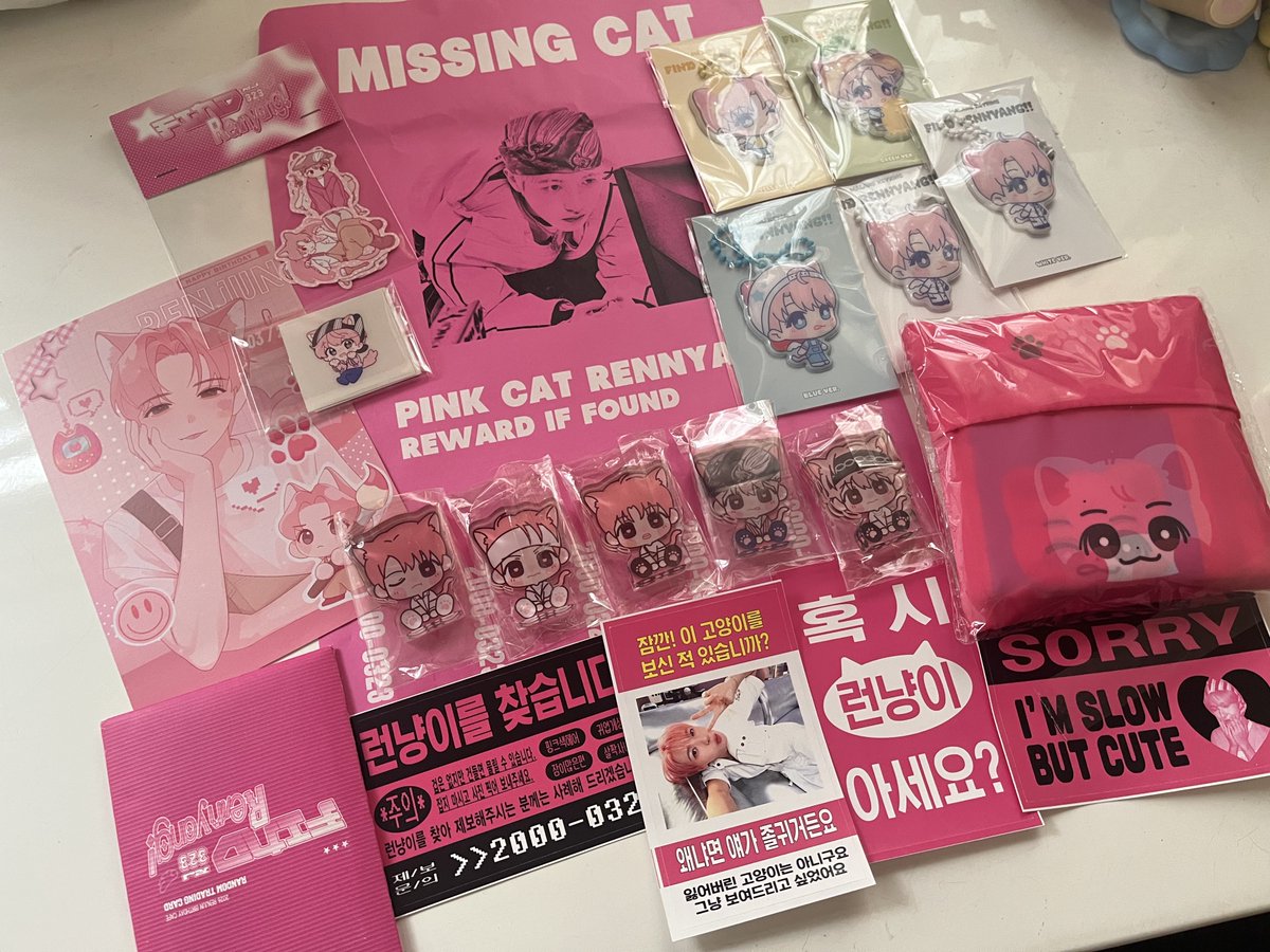 hcrjside's tweet photo. pretty pink gifts from @Renjun_HBD thank you~ 🐈💕🎀 https://t.co/TZHdrM3H84