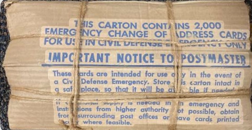 LikeAMailman's tweet photo. A big thank you to Shane for submitting an article. On the show, we discussed Postal Service's role in civil defense. It's one of those surprising chapters of history that proves the post office has been responsible for a lot more than just delivering letters #usps #postalservice https://t.co/9u2UANQsfC