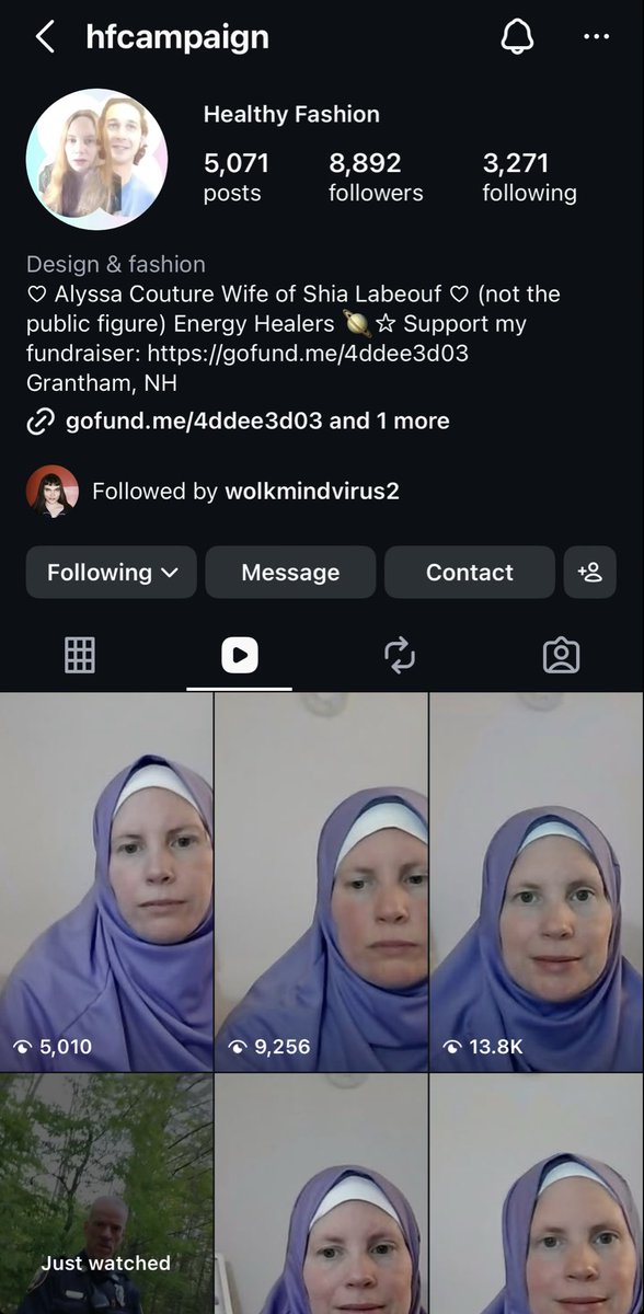 bethpuss's tweet photo. @jasmineultra you need to tap into white hijabi who thinks she’s married to shia lebeouf https://t.co/30tH2VbvpD