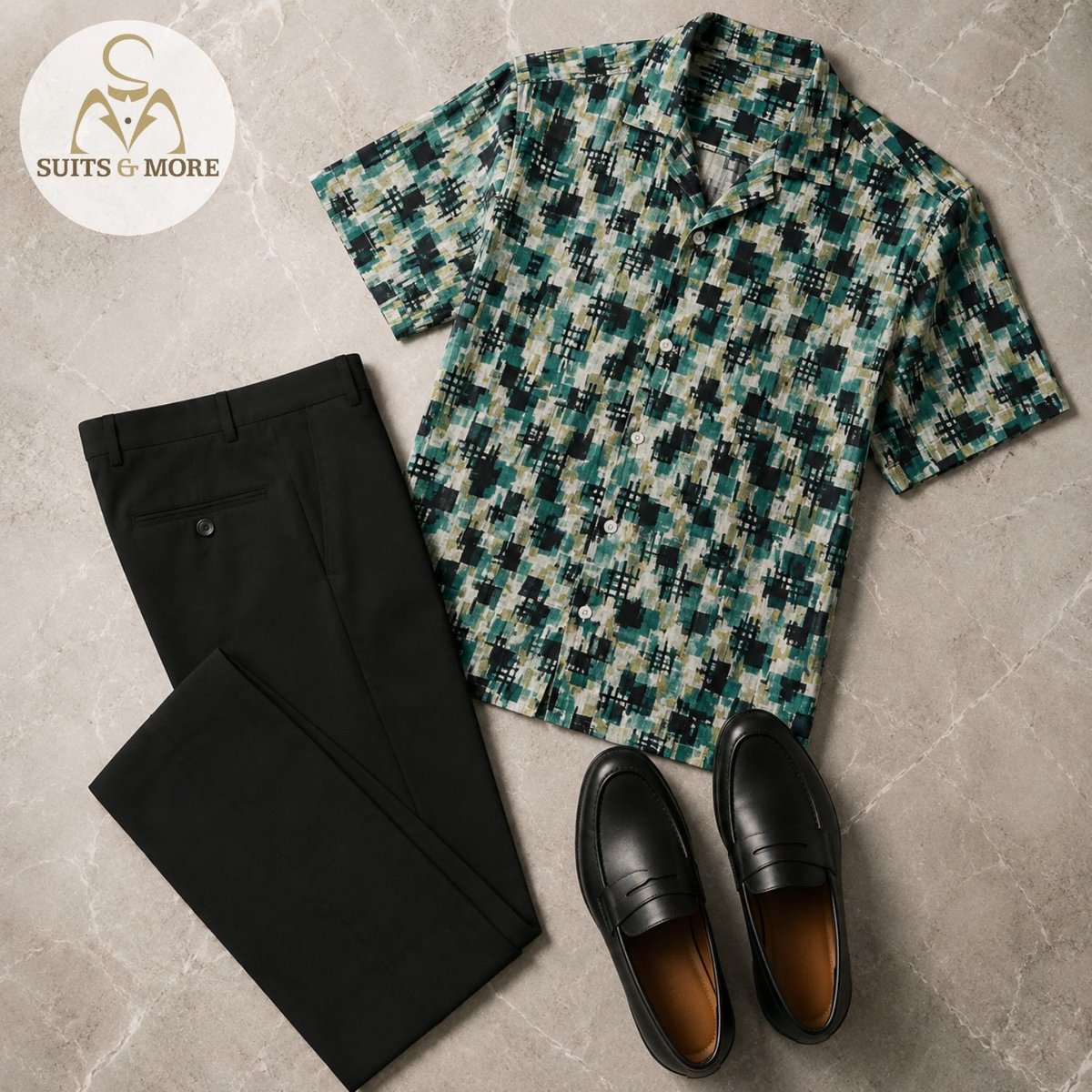 SuitsMore's tweet photo. Teal shirt.
Black pants.
Clean combo. 👀

Easy to wear, easy to style,
and sharp without trying too hard.

Would you wear this together? 👇

#SuitsAndMore #MensStyle #MensFashion #Menswear #StaySharp https://t.co/oEIXIRpeKG