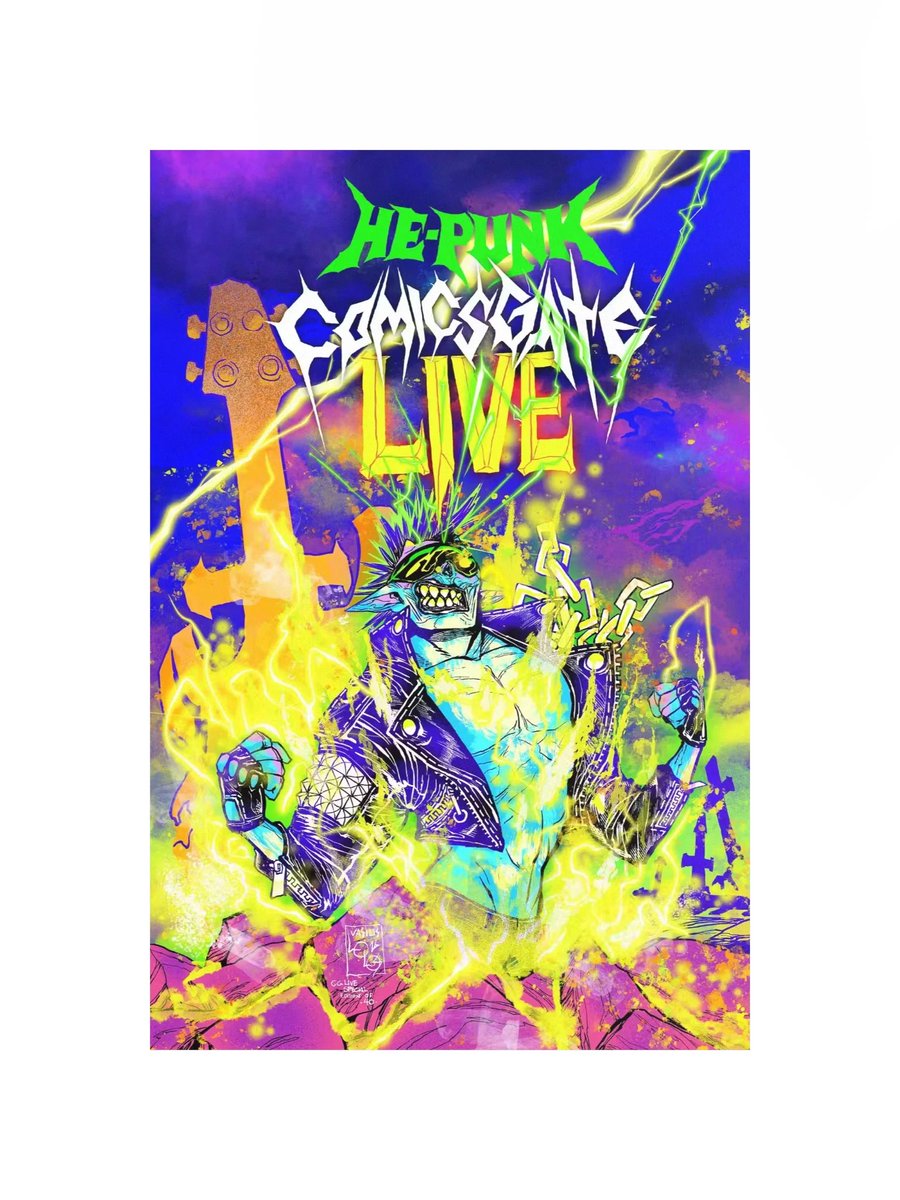 VLolosOfficiel's tweet photo. Comicsgate LIVE! He-Punk print availiable here https://t.co/R7OVxBLUUi automated global cheap shipping https://t.co/9bfwpoT6dH