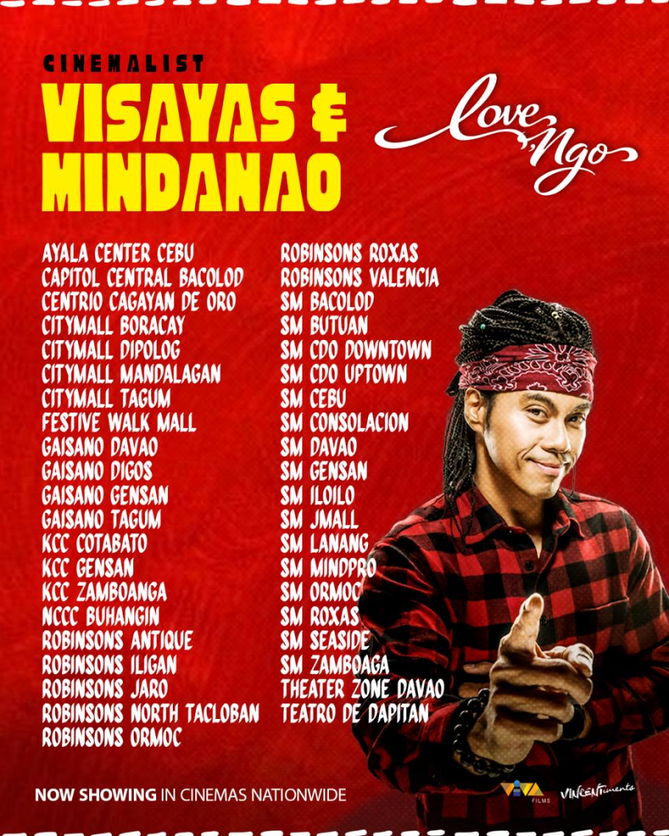 VIVA_Films's tweet photo. 𝗪𝗘𝗬𝗧 𝗡𝗢 𝗠𝗢𝗪! Ayain niyo na ang pamilya at tropahan at magkita-kita tayo sa sinehan near you 🫵 😎

Ito na ang sign para bumili ng ticket at manood ng #Love,Ngo 𝗡𝗢𝗪 𝗦𝗛𝗢𝗪𝗜𝗡𝗚 𝗜𝗡 𝗖𝗜𝗡𝗘𝗠𝗔𝗦! 

Written and directed by Darryl Yap! https://t.co/4jzH91p2XS