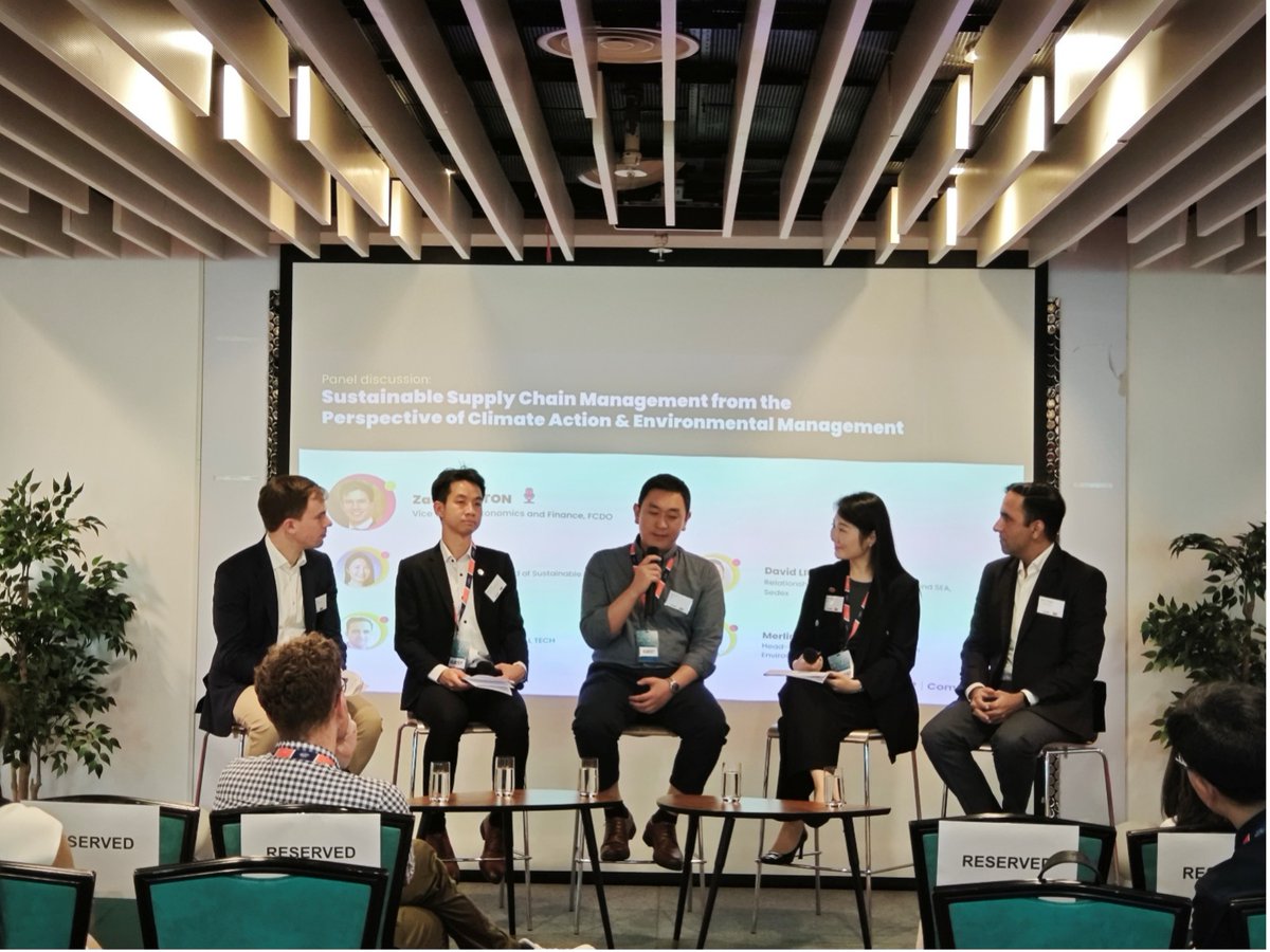 SedexCSR's tweet photo. Climate commitments require measurable action. At our recent Sedex Community session in Hong Kong, co-organised with the @biztradegovuk, leaders discussed:

- Supply chain environmental risk management as a growing business priority
- The vital role of SMEs in driving progress https://t.co/gffFpwOzBC