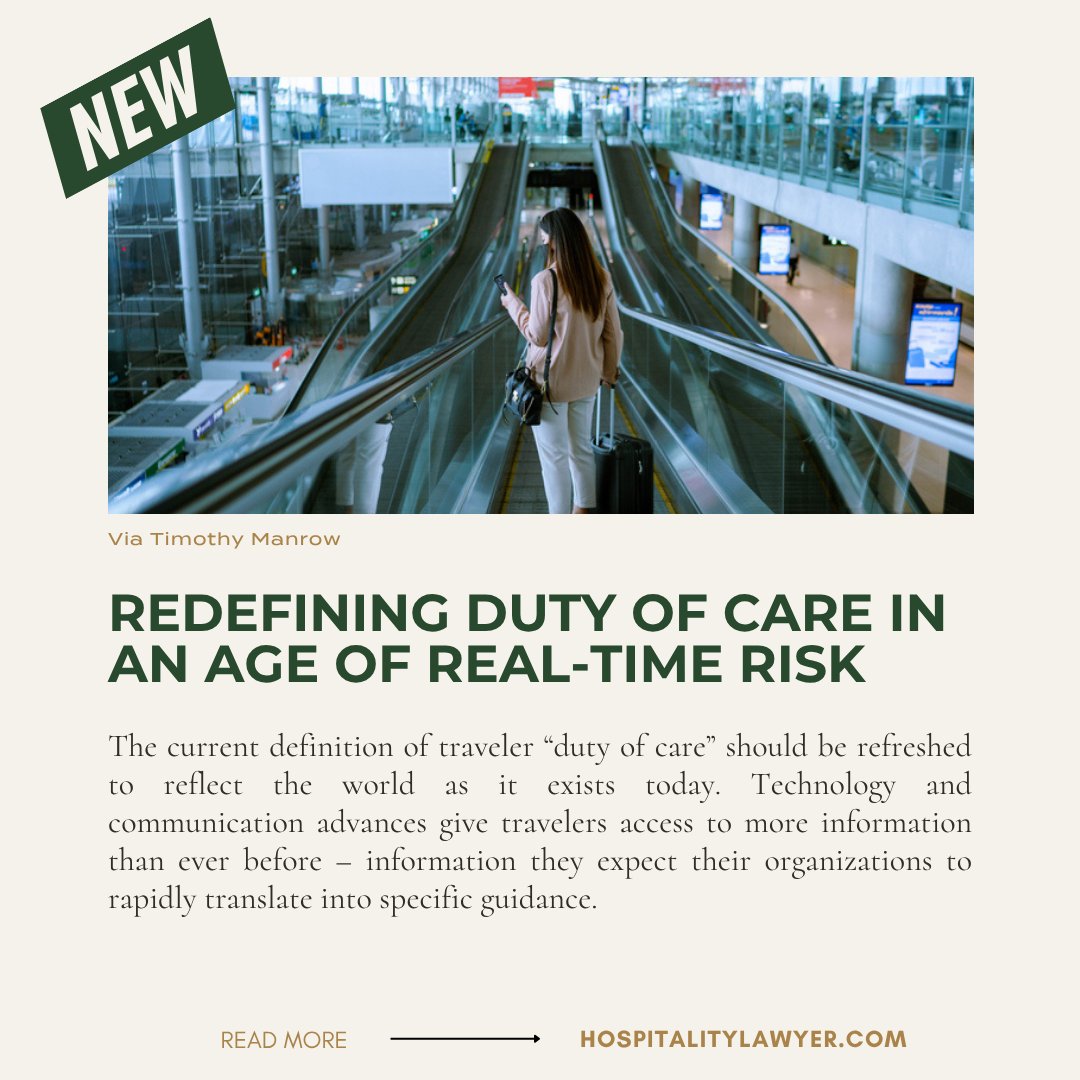 GTRSummit's tweet photo. Check out Timothy Manrow's latest post on the HL Blog to learn how organizations are being pushed to reassess duty of care in a world of real-time risk.

https://t.co/WOJhsylxQP

#HLBlog #Hospitality #Travel #TravelIndustry #BusinessTravel #TravelRisk https://t.co/AGmCCdrNvx