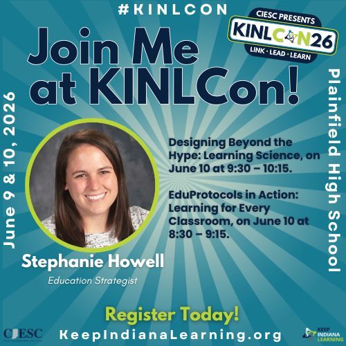mrshowell24's tweet photo. I’m excited to be at #KINLCon this June!

Join me for:
🔹 Designing Beyond the Hype: Learning Science (9:30–10:15)
🔹 EduProtocols in Action: Learning for Every Classroom (8:30–9:15)

📍 Plainfield High School
🗓 June 9–10
👉 Register: https://t.co/UyXyT3z0Ob 🚀 https://t.co/yrudlX8op0