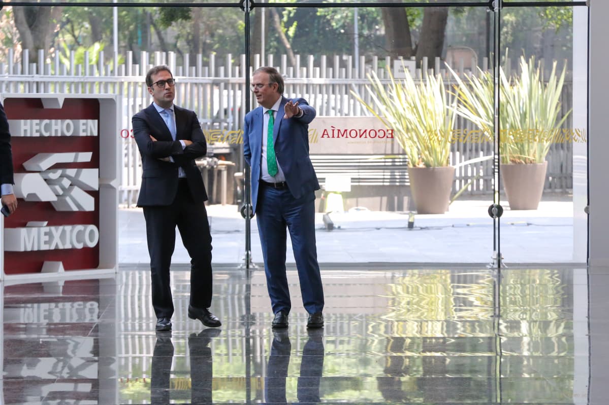 SE_mx's tweet photo. #ComunicadoEconomía 🗞️

México y España fortalecen su diálogo y cooperación económica

🔗 https://t.co/8MdWkGs0Uz https://t.co/DbboYNYmnj