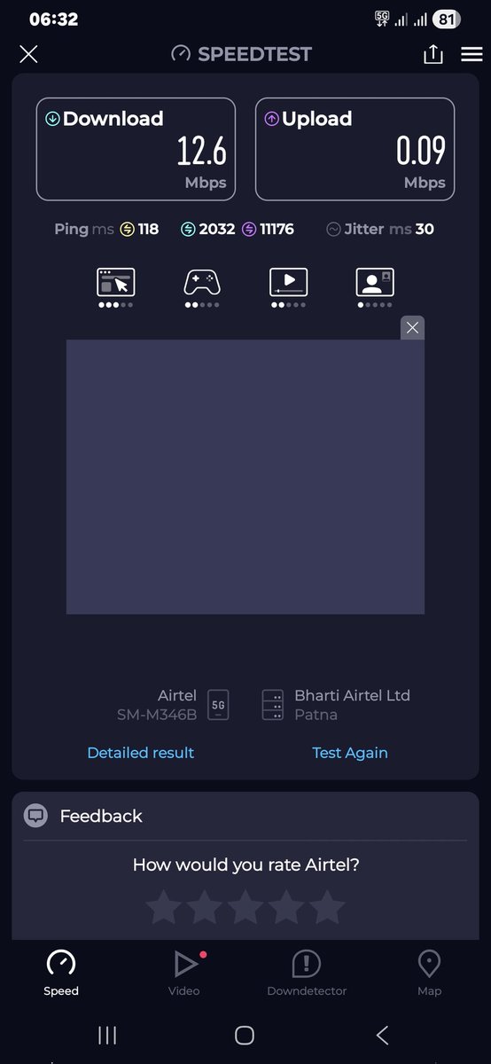 amrendra130's tweet photo. @airtelindia  This is the speed of Airtel priority postpaid plan, simply fooling the people of india https://t.co/6awBw26tzG