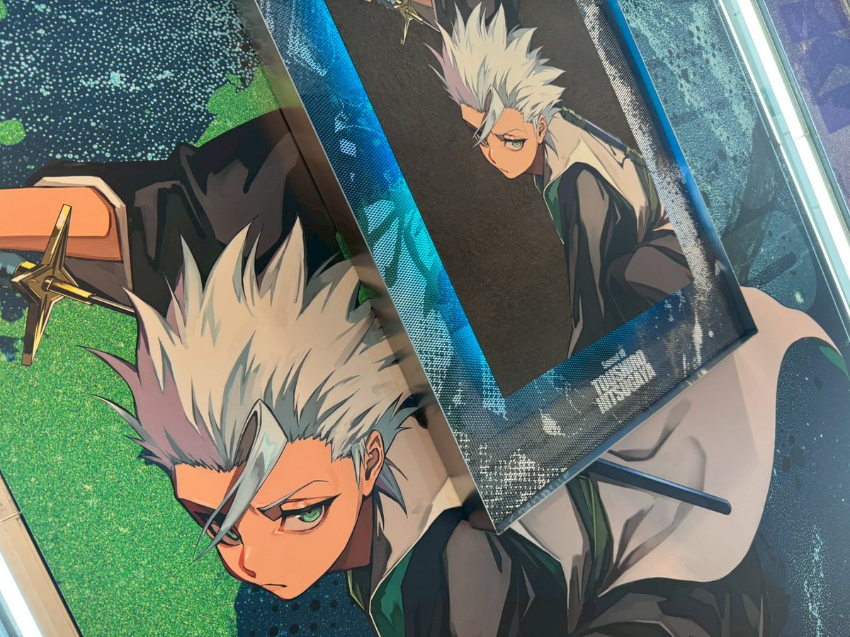 crossartpj's tweet photo. ◤￣￣￣￣￣￣￣￣￣￣￣￣￣￣￣￣◥
　　　#BLEACH × #LAM　福岡
◣＿＿＿＿＿＿＿＿＿＿＿＿＿＿＿＿◢

BLEACH×LAM -SOUL ART SHOWCASE- 福岡会場の会期は残り半分！
6/7まで開催！

＠ AMU EST 1F POP UP STAGE （博多駅直結）
10:00-20:00

#BLEACH_anime　#BLEACHLAM https://t.co/MR0urVDK9H
