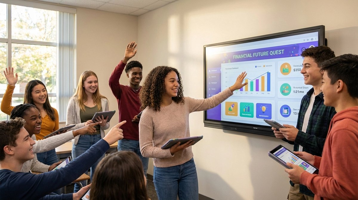 MoneySmartGame's tweet photo. Teachers want money class to spark excitement: not blank stares. That’s why Money Smarts Game boosts engagement, participation, and real results. Ready for a classroom breakthrough? #EdTech #FinancialLiteracy https://t.co/VO0TjanOLW