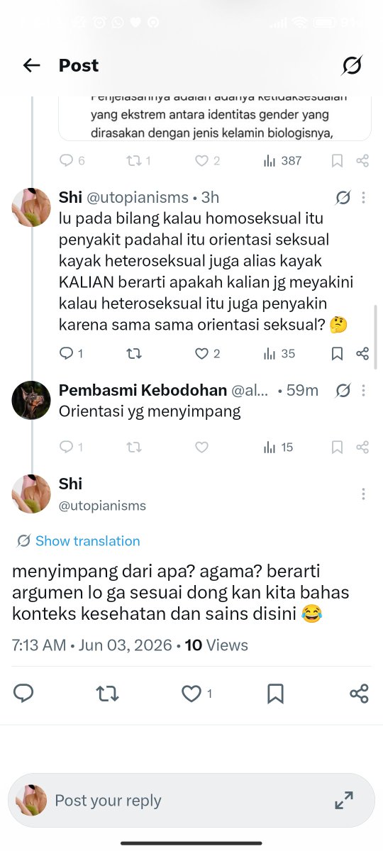 utopianisms's tweet photo. YAHH DI BLOCK WKWKWKW tidak sanggup menanggapi fakta KAH 😂😂😂😂
@alwaysNangis2 https://t.co/rENyQb30RH