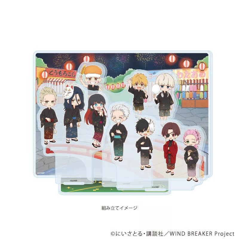 2026年8月発売「WIND BREAKER」 アクリルジオラマ 花火大会ver. 3850円