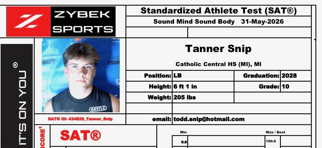 TannerSnip's tweet photo. My measurements Taken at Wayne state @smsbacademy camp! https://t.co/aLttoTWKBj