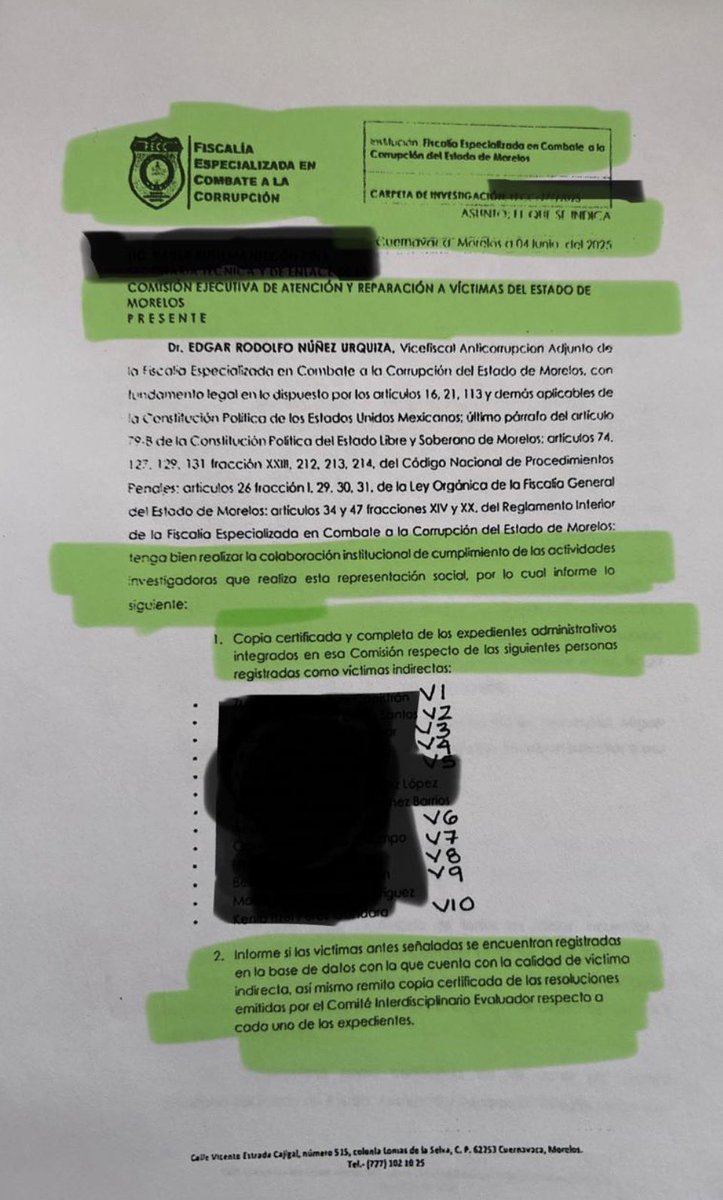 yohaliresendiz's tweet photo. .📍#Morelos

El Congreso en Morelos hace su trabajo y pone bajo la lupa al Fiscal Anticorrupción, Leonel Díaz Rogel. 
al abrirse la posibilidad de plantear su posible separación temporal mientras se resuelven investigaciones derivadas de una denuncia presentada en su contra.

Como una de las pocas periodistas que ha documentado públicamente este caso desde su origen, hoy trabajaré para retomar la denuncia y explicar nuevamente: denuncia y hechos que se encuentran en discusión y están documentados. No hay duda de lo que he escrito. 

La denuncia presentada por la titular de la Comisión Ejecutiva de Atención y Reparación a Víctimas (CEARV), Penélope Picazo Hernández no ha sido por alguna diferencia administrativa sino 
una acusación que sostiene que existió una presunta intervención institucional para favorecer trámites relacionados con víctimas que posteriormente contrataron servicios profesionales particulares con el hijo del Fiscal Anticorrupción, Leonel Díaz Grajales, incluyendo la existencia de comunicaciones oficiales y actuaciones que hoy forman parte del debate público de las cuales tenemos copia.

El propio Leonel Díaz Grajales ha difundido recientemente un posicionamiento en el que sostiene que tanto autoridades federales determinaron que no existe delito alguno que perseguir y es tramposo ya que el abogado Leonel Díaz Grajales no explica y omite que la respuesta de la autoridad federal (FGR) se centró en la inexistencia de elementos para configurar delitos de competencia FEDERAL relacionados con recursos del erario FEDERAL, situación distinta a una determinación definitiva sobre eventuales responsabilidades que pudieran corresponder a otras instancias.

Por eso resulta incorrecto presentar ese pronunciamiento como una absolución general o definitiva y además curarse en salud de que es ahora “víctima de una campaña de hostigamiento, desprestigio profesional y violencia institucional” yo podría decir también lo mismo porque con su oficio deja entrever que lo que se ha publicado no tiene sustento y claro que lo tiene o, 
 
¿Las víctimas mienten cuando él les dijo que su papá les iba a ayudar a sacar su reparación? 

¿Son entonces ellas las mentirosas?

 ¿Ellas mienten cuando él les pidió llevar a su despacho más casos?

¿Un abogado cualquiera hubiera tenido todas las ventajas que él tuvo con todos esos casos? La respuesta es NO. 

Leonel Díaz Grajales utilizó su paso por la #CEARV para captar expedientes de víctimas en vías de cobro cuando él firmó un contrato de confidencialidad. Aquí pondré el documento. 

Leonel Díaz Grajales UTILIZÓ a su papá para que le ayudara desde su cargo en la fiscalía del estado con MP para acelerar los pendientes en las carpetas de investigación y con ello llegar a la meta: COBRAR SU PORCENTAJE y su papá, Leonel Díaz Rogel ya como fiscal anticorrupción usó su poder para presionar a la CEARV casualmente para preguntar qué estatus tienen las víctimas que atendía jurídicamente su hijo. Aquí pondré los documentos, lean las fechas y los nombres de las MP. 

No es que sea ilegal que un abogado atienda casos de reparación sino su exceso y abuso junto a su padre y eso aquí y en China es CONFLICTO De INTERÉS y corrupción. 

Mañana podría abrirse uno de los capítulos más incómodos para el sistema de procuración de justicia en Morelos.

Dentro del orden del día de la LVI Legislatura fue incluida una proposición de acuerdo parlamentario promovida por el diputado Gerardo Abarca Peña para exhortar al Fiscal General del Estado a determinar la separación temporal del Fiscal Especializado en Combate a la Corrupción mientras se resuelven las investigaciones derivadas de la denuncia presentada en su contra.

Luego la misma MP ahora ya en la Fiscalia Anticorrupción solicita datos de las 10 víctimas que atiende Díaz Grajales y otro despacho del cual también podemos demostrar que los coaccionó para llevarse una tajada. 
Y el contrato a la víctima del 25 % 
En Periodismo A toda Prueba no mentimos. 
@GobiernoMorelos
