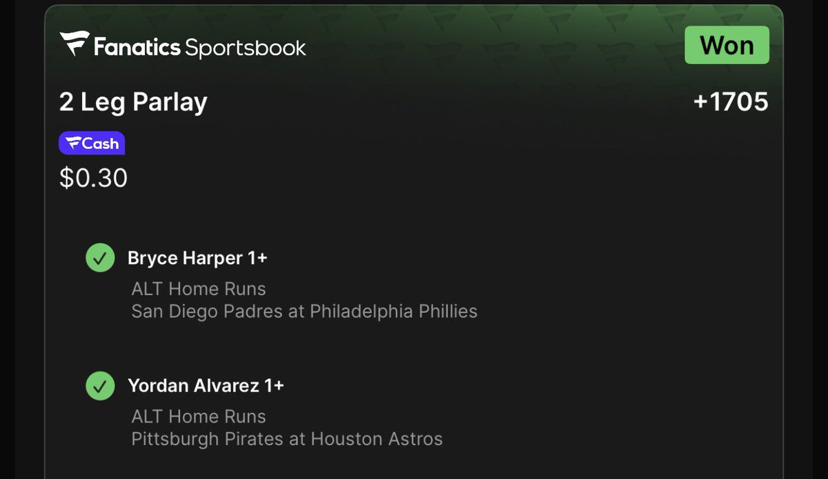 dc_chapo's tweet photo. BANGGGG ✅ #Gambling𝕏 #mlb https://t.co/GIABVrRAl3
