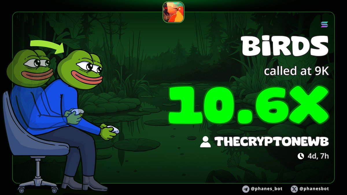 WolverCrypto's tweet photo. Fine tuning the skills for next bull cycle

10x call on $BIRDS by @Thecryptonewb 

20x call on $THREE by @_Dreadpool 

49x call on $JARS by me 

Bear market training is underway https://t.co/Jmy9xFFHU1
