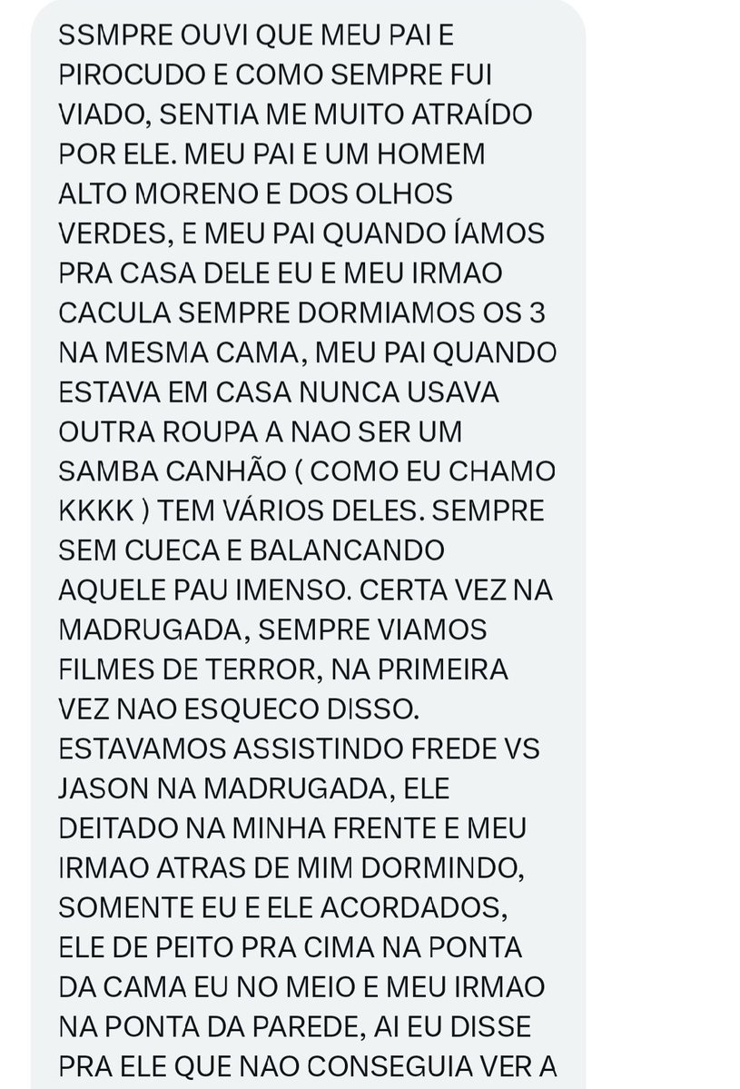 incestohh's tweet photo. Relato 46 recebido. Muito obrigado. 

Terror. (Filho e Pai) https://t.co/nTlOs4uRG0