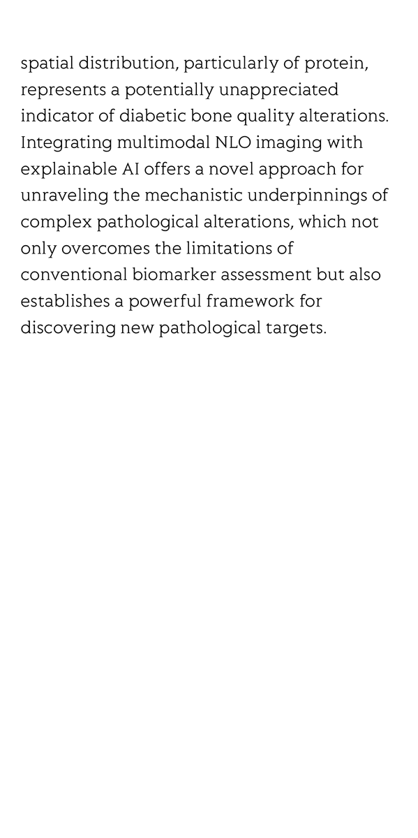 pubcard_net's tweet photo. "AI-powered nonlinear optical imaging reveals protein spatial homogenization as an indicator of impaired bone quality in type 2 diabetes" is featured on PubCard @OptoElectronAdv View original article https://t.co/Fxejc6nzRg https://t.co/qnuuXWcU0E