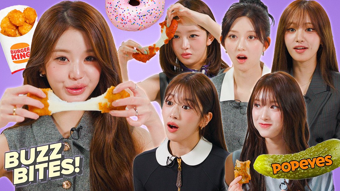 IVEstarship's tweet photo. From first bites to surprise reactions 👀
Watch IVE try American foods they've never had before on Buzz Bites!
Full video with @buzzfeedceleb out now!

▶️ https://t.co/gYhaUWB7t8

#IVE #아이브 https://t.co/4D4ickLK4j