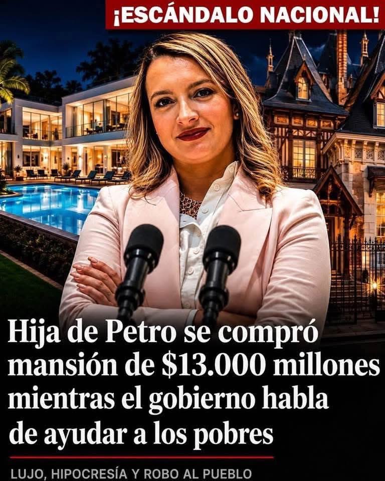KLea79107265's tweet photo. Ahhh y uno pagando a 3️⃣0️⃣ años un Apartamento, si esto es cierto, d donde esa carranga resucitada pudo comprar una casa d US5️⃣ Mllns d dólares 🤷‍♂️⁉️
#PetroLADRON https://t.co/PdHyygIzAm