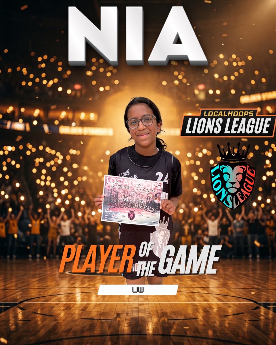 LOCALHOOPS's tweet photo. Lions League Player of the Game
The work pays off.
Last weekend at the Lions League, these athletes separated themselves from the pack. Earning the Player of the Game award is not just about putting up numbers. https://t.co/NPuaquJKvq